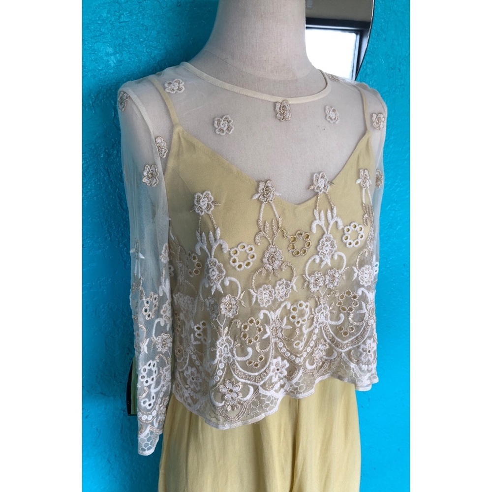 Mesh Floral Top